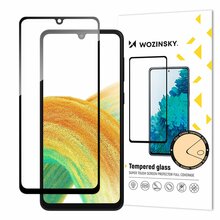 Karastatud kaitseklaas Wozinsky Full Glue, Samsung Galaxy A34 5G, 9H, must