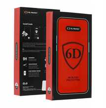 Kaitseklaas Full Glue 6D, Apple iPhone 11, must, 10 tk