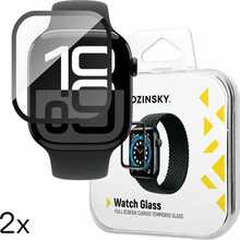 Kaitseklaas Wozinsky Full Glue, Apple Watch Series 10, 46mm, 2 tk, must raam