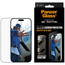Karastatud klaas PanzerGlass Ultra-Wide Fit Fastfit, iPhone 17 Pro Max