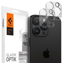Kaamera kaitseklaas Spigen Optik.tR, Apple iPhone 14 Pro/Pro Max/15 Pro/Pro Max, 2 tk, läbipaistev