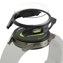Kaitseümbris ja kaitseklaas Ringke Slim, Samsung Galaxy Watch 7, 44 mm, must