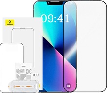 Karastatud klaas Baseus Crystalline Anti-Glare, iPhone 12 Pro Max, 5D, must
