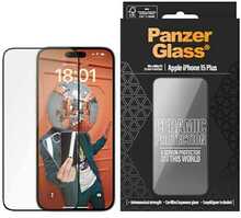 Ekraanikaitseklaas PanzerGlass Ceramic Protection, Apple iPhone 15 Plus, 6.7