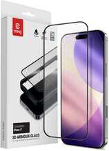 Karastatud klaas Crong 3D Armour Glass, Apple iPhone 17, paigaldusraamiga
