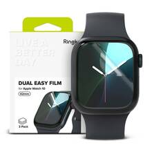 Kaitsekile Ringke Dual Easy, Apple Watch 10, 42 mm, läbipaistev, 3 tk
