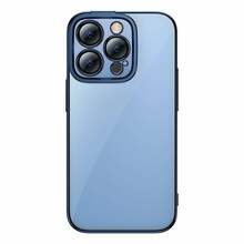 Kate ja kaitseklaas Baseus Glitter, Apple iPhone 14 Pro, sinine