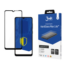 Telefoni kaitseklaas 3MK HardGlass Max Lite, Samsung Galaxy A32, 9H, must