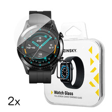 Kaitseklaas Wozinsky Full Glue, Huawei Watch GT 2/GT 2 Pro, 42mm, 2 tk