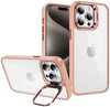 Telefoniümbris koos alusega ja kaamera kaitseklaas Tel Protect, Apple iPhone 14 Pro Max, heleroosa