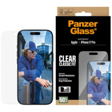 Karastatud klaas PanzerGlass Classic Fit EasyAligner, iPhone 17 Pro, pg55915