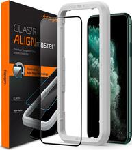 Telefoni kaitseklaas Spigen ALM Glass FC, Apple iPhone 11 Pro Max, 9H, must