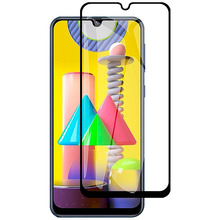 Kaitseklaas Fusion Accessories 5D Full Glue, Samsung Galaxy M31s, must, 9H