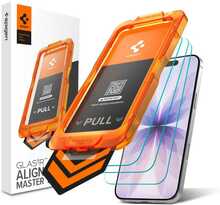 Kaitseklaas Spigen ALM Glas.tr Slim 3-Pack, Apple iPhone 17, läbipaistev