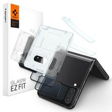 Kaitseklaas Spigen GLASS FC EZ FIT, Samsung Galaxy Z Flip 4, must, 2 tk