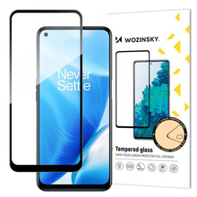 Kaitseklaas Wozinsky Super Tough Full Glue, OnePlus Nord N200 5G, must