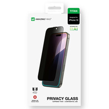 Karastatud kaitseklaas AmazingThing Titan Privacy, Apple iPhone 16
