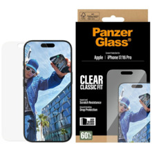 Kaitseklaas PanzerGlass Classic Fit EasyAligner, iPhone 17/16 Pro