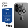 Kaamera kaitseklaas 3MK Lens Pro Full Cover, 9H, Apple iPhone 15 Pro/Pro Max