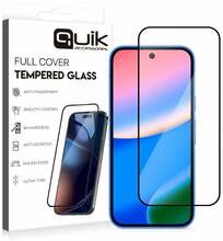 Telefoni kaitseklaas Quik Full Cover Tempered Glass, Google Pixel 10 Pro, 6.3, 9H