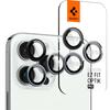 Kaamerakaitseklaas Spigen Glass EZ Fit Optik Pro, iPhone 15/16/14 Pro, 2tk