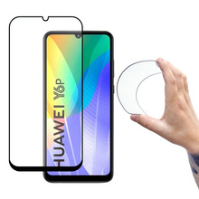 Ekraanikaitsekile Wozinsky Full Cover Flexi Nano Hybrid Glass, Huawei Y6p, must ääris