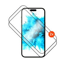 Ekraanikaitseklaas Fixed Full Cover 2.5D, Apple iPhone 17 Pro Max, must, 2 tk