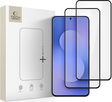 Kaitseklaas Tech-Protect Glass Fit+, Samsung Galaxy S25 FE, 2tk, must