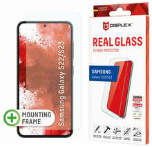 Ekraanikaitseklaas Displex Real 2D, Samsung Galaxy S22/S23, läbipaistev