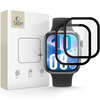 Kaitseklaas Tech-Protect Glass Flex+ 2-pack, Huawei Watch Fit 3/4, must