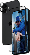 Ekraanikaitse PanzerGlass 2-in-1 Bundle, Apple iPhone 16 Plus, 6.7, läbipaistev