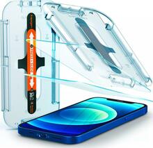 Kaitseklaas Spigen GLAS.TR EZ FIT, iPhone 12/12 Pro, 2 tk
