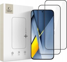 Karastatud klaas Tech-Protect Glass Fit+ 2-pack, Xiaomi Poco F8 Pro Ultra, must