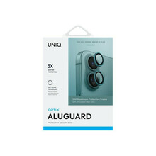 Kaamera objektiivi kaitse Uniq Optix Aluminum koos aplikaatoriga, Apple iPhone 16/16 Plus, roheline