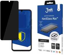 Ekraanikaitseklaas 3MK HardGlass Max Privacy, Apple iPhone 15 Pro, 6.1, 9H, must