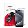 Kaitseklaas Forcell Flexible Nano Glass 5D, iPhone 15 Pro, must