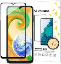Ekraanikaitseklaas Wozinsky Full Glue, Samsung Galaxy A04s, 9H, must raam