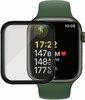 Kaitseklaas PanzerGlass Apple Watch Series 7, 41 mm, läbipaistev/must