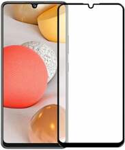 Kaitseklaas Fusion Accessories 5D Full Glue, Samsung Galaxy A42 5G, must