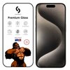 Kaitseklaas Connect Corning Gorilla Glass 5X, Apple iPhone 15, 3D, Black