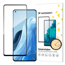 Karastatud klaas Wozinsky, Oppo Reno7 Pro 5G, must