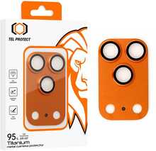 Kaamera kaitseklaas Tel Protect Full Metal Camera Protector, Apple iPhone 17 Pro Max, oranž
