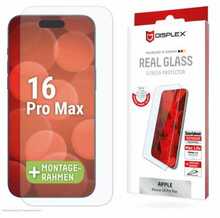Ekraanikaitseklaas Displex Real Glass, Apple iPhone 16 Pro Max, 2D
