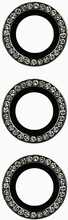 Kaitseklaas Hard Diamond, TOPT, Samsung Galaxy S23 Plus, must, 3 tk