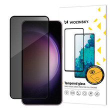 Ekraanikaitseklaas Wozinsky Privacy Glass, Samsung Galaxy S24, privaatsusfiltriga