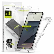 Kaitsekile Ringke Dual Easy Pro, Samsung Galaxy Z Flip 7, läbipaistev, 2 tk