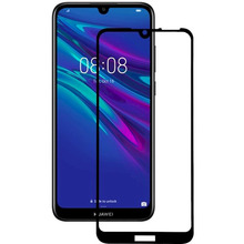Kaitseklaas Fusion Accessories 5D Full Glue, Huawei Honor 8A, must, 9H