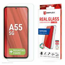 Ekraanikaitseklaas Real Glass + Case, DISPLEX, Samsung Galaxy A55 5G