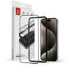 Karastatud klaas Crong Anti-Bacterial 3D Armor Glass, iPhone 15 Pro Max, 9H