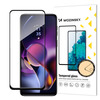 Kaitseklaas Wozinsky 9H, Motorola Moto G54, must raam